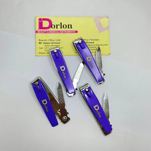 Ensemble de coupe-ongles professionnel à large ouverture de mâchoire avec revêtement en poudre violet de qualité durable ongles pointus en acier inoxydable avec logo personnalisé - Product Image 1