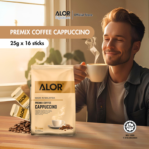 Café Instantáneo ALOR Cappuccino 25g X 16 Sobres con Sabor a Crema y Cafeína - Product Image 3