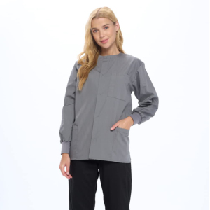 Uniformes de Enfermería, Chaqueta Médica, Abrigo para Enfermeras, Cálido, de Primera Calidad, con Etiqueta Personalizada, Logotipo, Color Sólido, Unisex, Poliéster/Algodón - Product Image 3