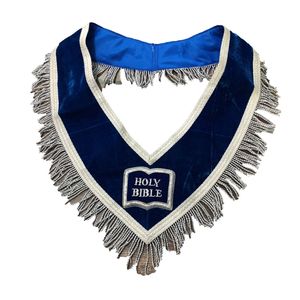 Collier d'officier brodé à la main de Lodge bleu maçonnique Collier d'officier 2023 personnalisé de haute qualité - Product Image 5