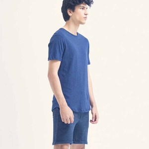 Américain Unisexe-Adulte Tri-Blend Crewneck Short Sleeve Track T-Shirt Custom Logo Own Design Solid Short Sleeve Custom Logo - Product Image 3