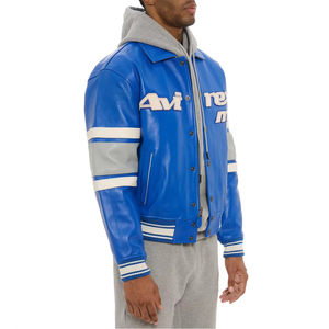 Chaqueta Bomber de Piel de Vaca para Hombre, Chaqueta Bomber de Edición Limitada, Estilo Vintage, Cierre Grueso de Cremallera para Invierno, Chaqueta Avirex para Hombre - Product Image 2