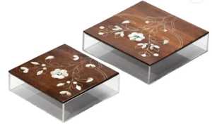 Acrylic <b>Wood</b> Food <b>Storage</b> Sweet Gift <b>Box</b> Intricate Mother Pearl Inlay Lid Personalized Size Eid Ramadan Decorative Freshness - Product Image 4