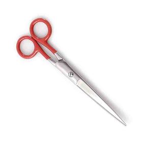 Poignée de couleur rouge Ciseaux de coiffeur coûteux Utilisation de salon Meilleure qualité Ciseaux de coupe de cheveux à bord émoussé Ciseaux de salon de beauté - Product Image 3