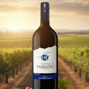 Castillo de sarrion, đỏ nửa ngọt, garnacha và tempranillo, rượu vol 11%, cấp Nhập Cảnh, 0,75lt, từ castilla La Mancha. - Product Image 2