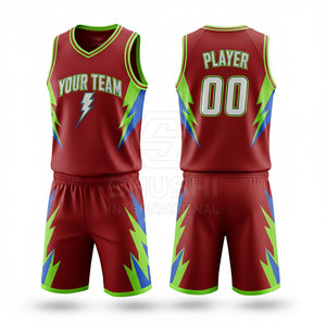 Ensemble d'uniformes de basket-ball personnalisés pour hommes, taille plus, maillot et short sublimés de haute qualité, fabricant OEM, taille adulte - Product Image 2