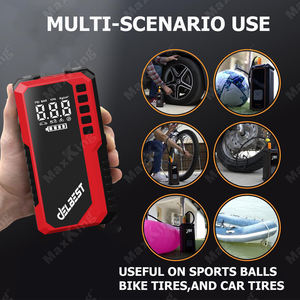 18800 мАч 1500A Мини Автомобильный пусковое устройство с 12 В литиевая батарея Power Bank с воздушным компрессором бустер зарядное устройство для автомобиля - Product Image 4