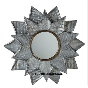 Espejo Redondo de Pared para Baño, Diseño Vintage, Tamaño Grande, Marco de Latón Antiguo, para Decoración de Hotel - Product Image 6