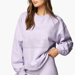 Sudadera de Mujer Transpirable de Alta Calidad, Ropa Casual, Hecha de Algodón y Poliéster, Sudadera de Mujer para Venta en Línea - Product Image 1
