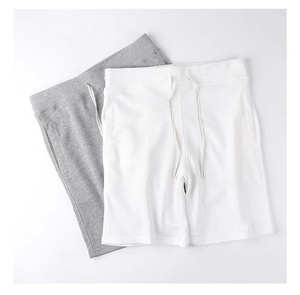 Pantalones cortos informales de lujo de verano para hombre, cómodos, sólidos, finos, cintura elástica, traje, pantalón, bolsillos transpirables, talla grande, ajuste, blanco y negro - Product Image 5