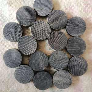 R M INTERNATIONAL's High Quality <b>Black</b> Buffalo Horn Button Blanks Exquisite Natural Crafts Exported Best Raw Technique Blanks - Product Image 1