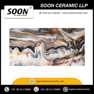 Carreaux de sol en porcelaine mate Soon Rustic Floral 600x1200mm antidérapants et résistants aux acides pour usage extérieur en hôtel - Product Image 5