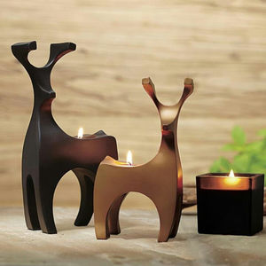 เชิงเทียนโลหะเคลือบทองแบบพรีเมี่ยมด้ามจับเทียนทีไลท์ - Product Image 2