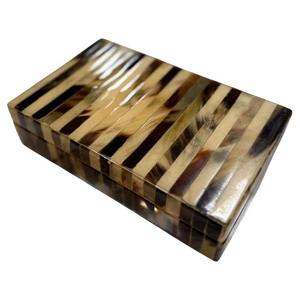 Handcrafted Natural Horn Jewelry <b>Box</b> with Customizable Size & Shape Elegant <b>Storage</b> for Rings Earrings Accessories - Product Image 6