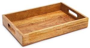 Bandeja DE SERVICIO DE MADERA versátil con asas Elevar comedor y decoración Estilo y funcionalidad del hogar Decoración de bandeja grande de madera personalizada - Product Image 6