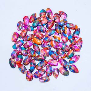 พลอยควอตซ์หลากสี รูปทรงต่างๆ สำหรับทำเครื่องประดับ  ขายส่งพลอยธรรมชาติสวยงาม ได้แก่ ดาเลียสีชมพู  หอยมุกหนาม  ทองแดง  เทอร์ควอยซ์ - Product Image 6