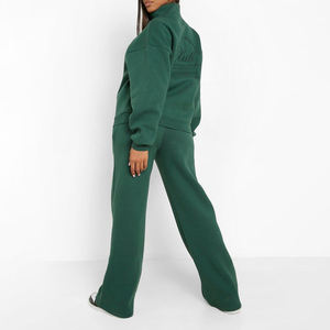 Pantalon de jogging de qualité supérieure avec poches taille haute entraînement Yoga course pantalons de survêtement femmes Sweatspant - Product Image 5