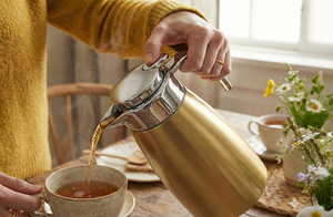 Termo Clásico de 1.5 Litros con Revestimiento Interior de Vidrio, Sistema de Vertido con Botón, para Té, Agua y Uso Diario - Product Image 4