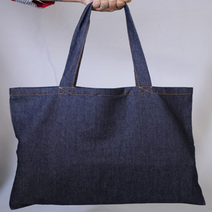 Sac fourre-tout en toile 100% coton réutilisable extra-large avec logo personnalisé fermeture éclair et poches vierges pour femmes sac fourre-tout pour le shopping - Product Image 6