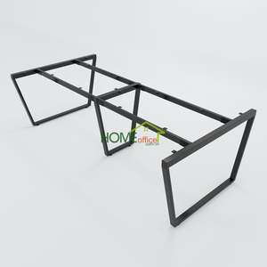 HBTC011 Contemporary Trapeze Concept Assembly Meeting <b>Table</b> 240x120 for Conference Room Workspace or Hotel <b>Office</b> Furniture - Product Image 4