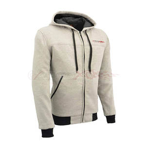 Certifié CE respirant personnalisable vêtements de sport hommes femmes coton polaire à capuche protecteurs amovibles pour la course de moto - Product Image 1