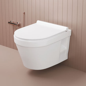 Inodoro portátil de pared de cerámica de una pieza moderno para Villa lujosa - Product Image 3