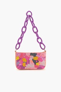 Bolso de mano con cuentas de arcoíris hecho a mano con cadena de rayas de lentejuelas, bordado personalizado, bolso de fiesta de noche, bolsa con abalorios, venta al por mayor - Product Image 4