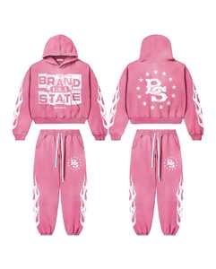 Pull à capuche imprimé rétro pour hommes en tissu éponge surdimensionné Hipster Long Puff Technics Survêtements de printemps Streetwear cordon de serrage - Product Image 1