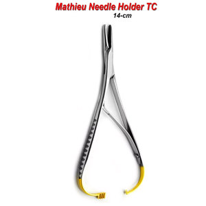 Porte-aiguille orthodontique Mathieu TC Instruments chirurgicaux hémostats dentaires CE - Product Image 4