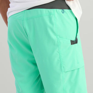 Dernier modèle de short de plage décontracté à taille élastique imprimé à l'écran, logo personnalisé, faible MOQ, antibactérien, extensible, respirant, 100% - Product Image 4