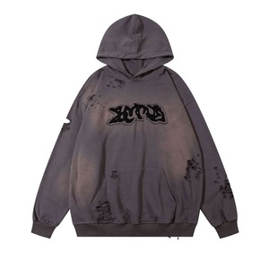 2024 Tie Dye hommes pull à capuche sweats ample décontracté à manches longues avec poches 100% coton pour l'hiver - Product Image 2