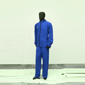 Chándales Tech Fleece de manga larga con cremallera frontal para hombre Logotipo personalizado Conjuntos térmicos transpirables de secado rápido al por mayor - Product Image 3