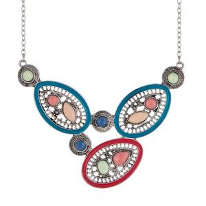 Urthn Fashion Declaración Collar Multicolor Cristal Piedra 1110730B - Product Image 1