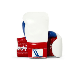 Vente en gros Gants de boxe et d'arts martiaux noirs à lacets avec support de poignet Gants personnalisés OEM personnalisables - Product Image 1