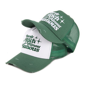 HBA54 Casquette de baseball Hip-Hop en coton de haute qualité, personnalisable, couleur 2 tons, 5 panneaux, avec logo brodé, pour homme, Y2K Performance - Product Image 3