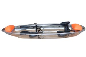 Kayak transparente y resistente en venta, con diseño ligero de 57 libras, 100% de protección UV y capacidad para 2 personas. - Product Image 6