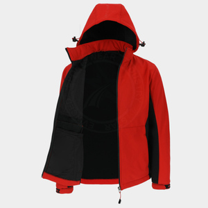 Veste softshell pour homme avec logo personnalisé, réversible, respirante, imperméable, coupe-vent, doublure en polaire, fermeture éclair, design personnalisé - Product Image 3