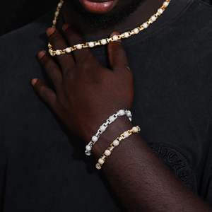 Cadena de eslabones Moissanite Ball Box - Product Image 3