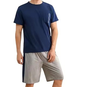 Impression personnalisée t-shirt surdimensionné hommes Baggy acide lavage shorts 2 pièces ensembles haute qualité coton hommes t-shirt et short ensemble - Product Image 3