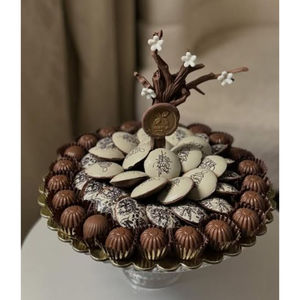 Plato de Chocolate de Metal hecho a mano de la más alta calidad, soporte para postres y dulces, mesa clásica, cuenco decorativo para servir Chocolate a la venta - Product Image 5