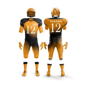 Conjunto de Jersey y Pantalones de Fútbol Americano Juvenil Personalizado |   Uniforme de Fútbol con Camiseta y Pantalones |   Ropa Deportiva Transpirable de Poliéster - Product Image 4