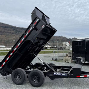 Remolque volquete agrícola 6x10, remolque agrícola de 9,900lbs con engranaje y motor a la venta - Product Image 1