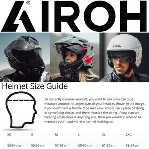 Airoh Matryx Scope Half-Face <b>Retro</b> Sport-Touring 4 Season <b>Motorcycles</b> <b>Helmet</b> Gray Gloss ABS Shell L Size Visor New Condition - Product Image 6