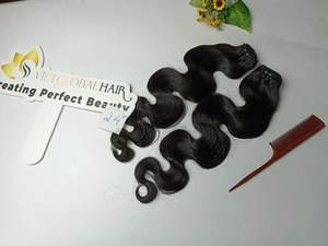 วิกผมคนกัมพูชาแบบสองชั้นทำจากธรรมชาติผม100% บริสุทธิ์แบบเวียดนาม - Product Image 3