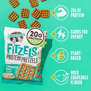 Lenny & Larry's FITZELS <b>Protein</b> Pretzels (Cinnamon Buns) 8 Individual Bags 3 oz Each - Product Image 5