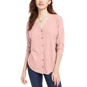 Camicetta Corta in Raso Rosa con Colletto Halter e Bottoni Frontali per Ragazze Hippie Rose, Taglia Grande, Casual, Tinta Unita, Ideale per la Primavera - Product Image 1