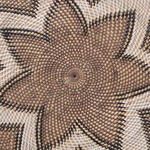 Stickers muraux tissés à la main malais Art décoratif unique pour la maison ou le bureau 60cm et 102cm de diamètre - Product Image 3