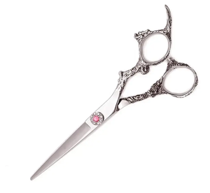 กรรไกรตัดผมมืออาชีพพร้อมด้ามมังกรใบมีดสแตนเลสคมสำหรับผู้ชายและผู้หญิงเครื่องมือความงามงานตามสั่ง - Product Image 3