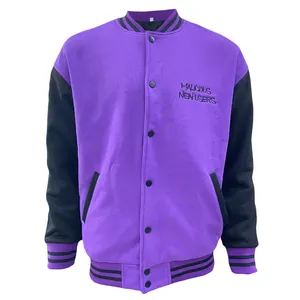 Exclusiva chaqueta universitaria personalizada para invierno tela transpirable de primera calidad ligera duradera soporte de bordado de estilo diario - Product Image 1