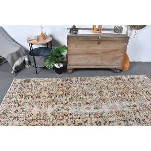 พรมขนแกะสีเขียวสีเบจคลาสสิกงานเย็บปะทรงสี่เหลี่ยมผืนผ้าขนาด5 'x 8' - Product Image 2